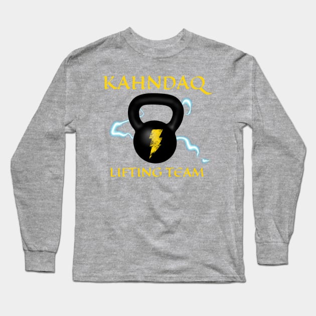 Kahndaq Lifting Team Long Sleeve T-Shirt by Notorious Steampunk